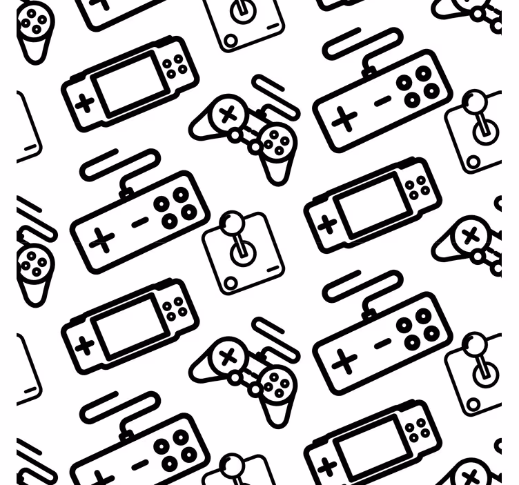 Zwariowana roleta minimalistyczne kontrolery - TenStickers