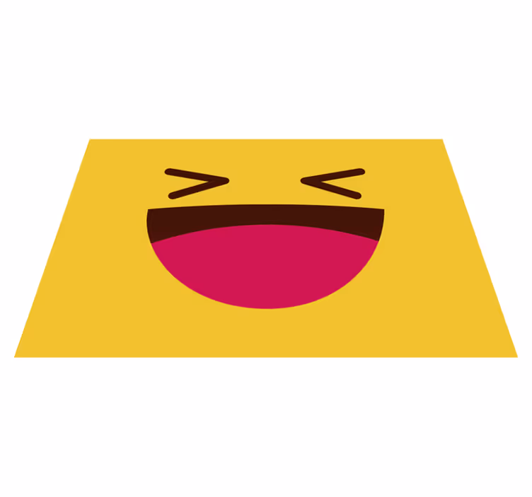 Podkładki na stół dla dzieci śmiejące się emoji - TenStickers