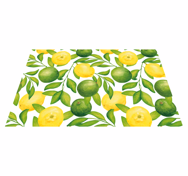 Podkładki na stół owoce cytrusowe Cytryny i limonki - TenStickers