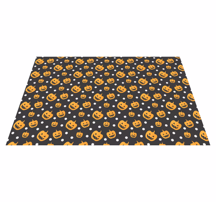 Podkładka na stół halloween w wzór dyniowy - TenStickers