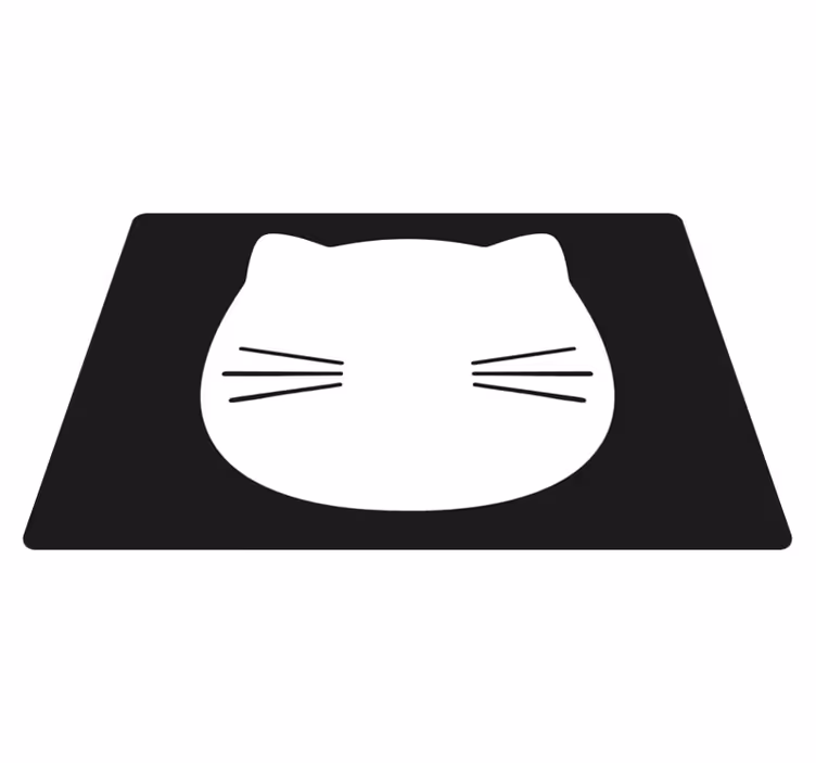 Oryginalne podkładki na stół Kształt kota - TenStickers