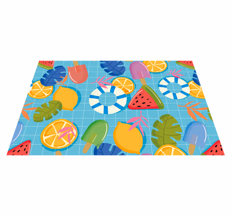 Podkładka na stół dla dzieci owoce i lody - TenStickers