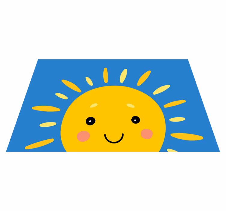 Podkładka na stół dla dzieci uśmiechnięte słońce - TenStickers