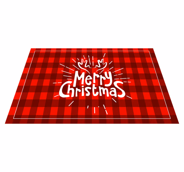 Podkładka na stół świąteczna w designie merry christmas - TenStickers