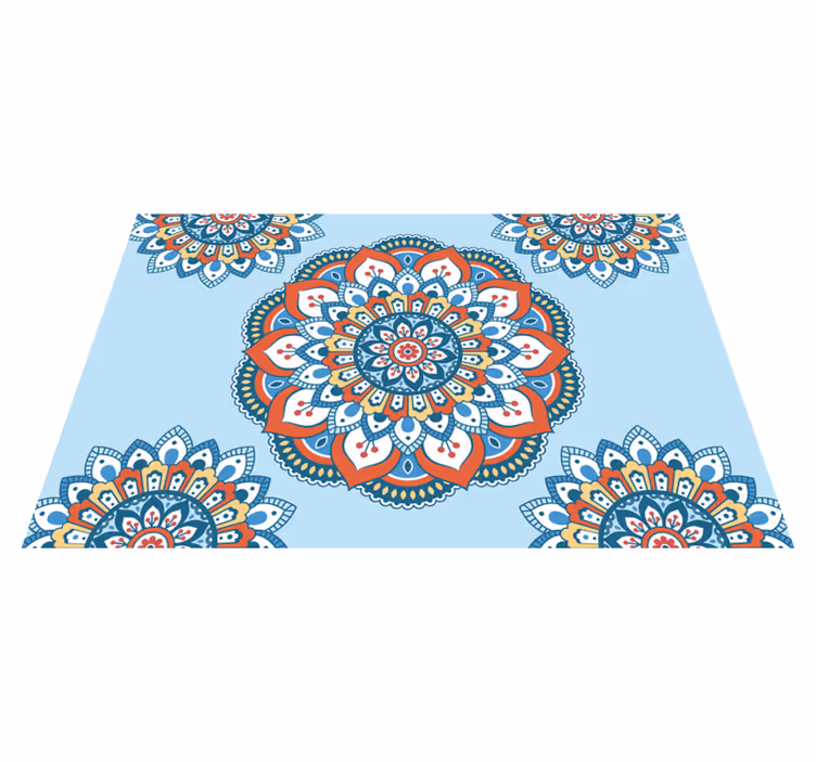 Eleganckie podkładki na stół Wielokolorowa mandala - TenStickers