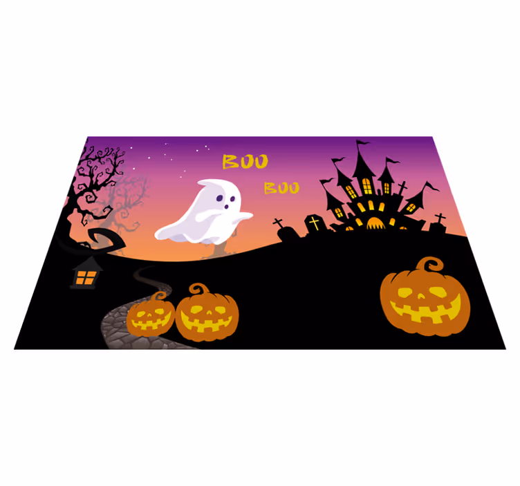 Boo Halloween noc halloween podkładki na halloween - TenStickers