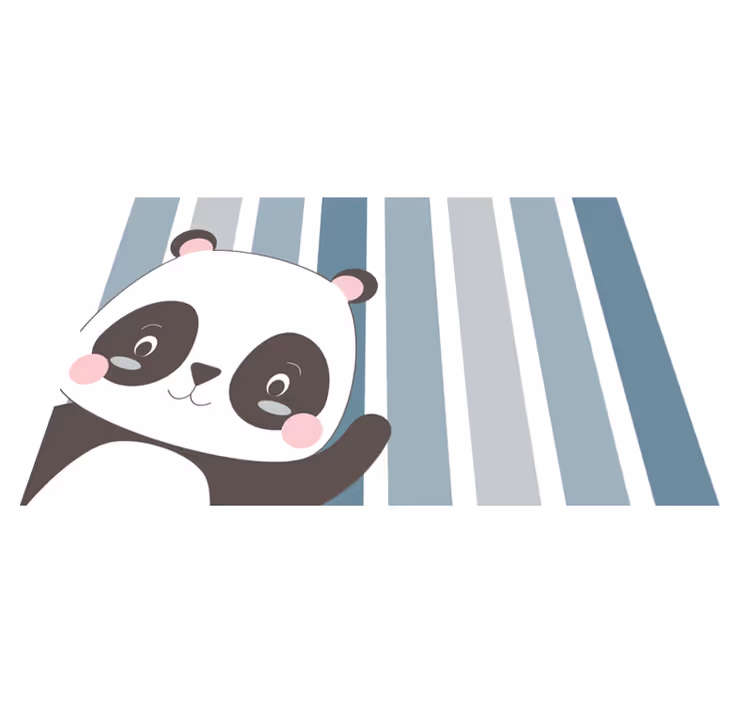 Podkładka na stół dla dzieci z pandą w designie - TenStickers