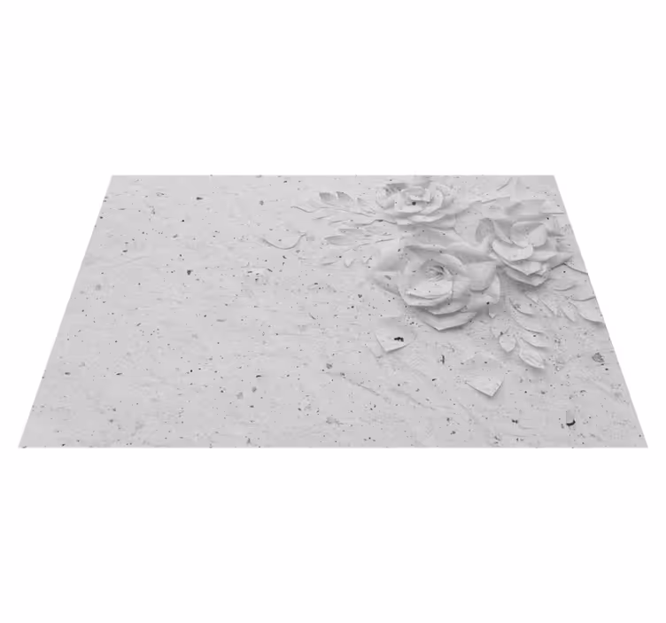 Podkładka na stół z wzorami elegancki kwiatowy relief - TenStickers