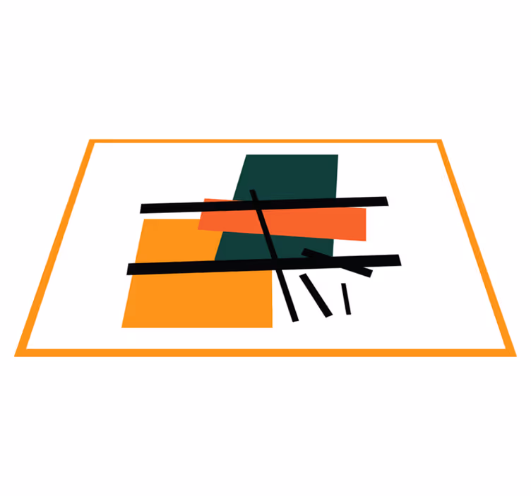 Podkładka na stół nowoczesna bloki geometryczne abstrakcyjne - TenStickers