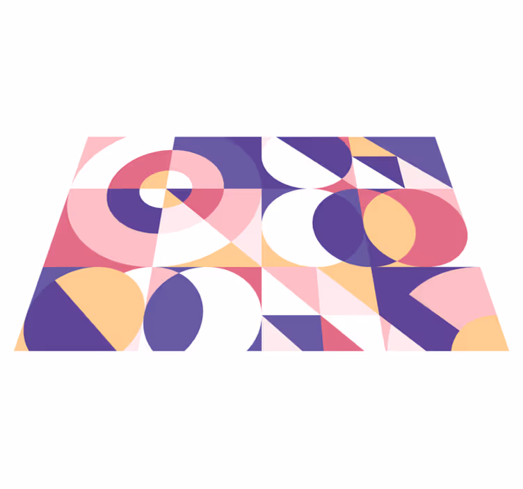 Podkładka na stół nowoczesna geometrii kolorów - TenStickers