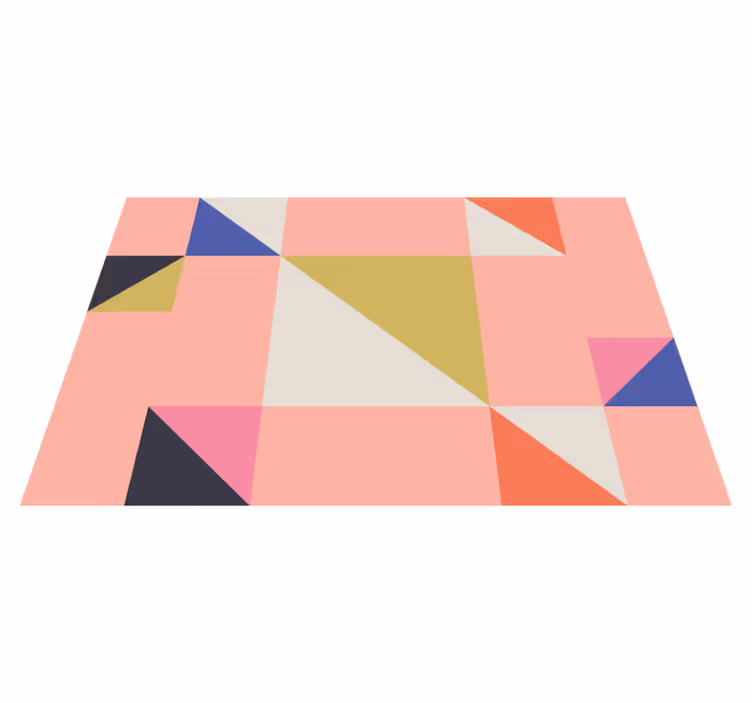 Podkładka na stół nowoczesna sekcje kolorów geometrycznych - TenStickers