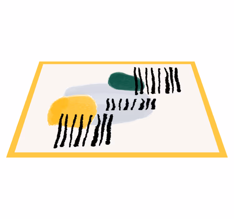 Podkładka na stół nowoczesna Żywe geometryczne kształty - TenStickers