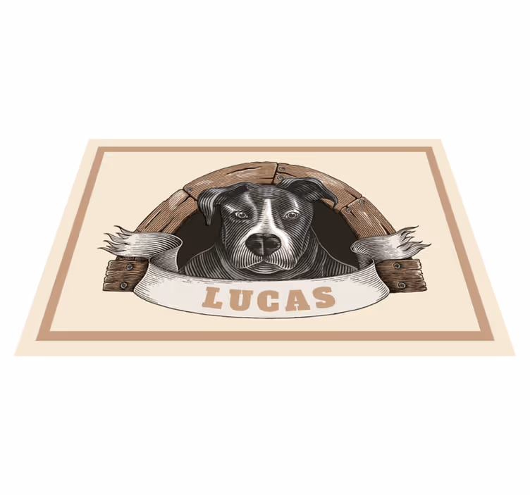 Podkładka na stół oryginalna ilustracja psa - TenStickers
