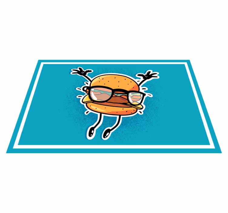 Podkładka na stół dla dzieci skaczący hamburger - TenStickers