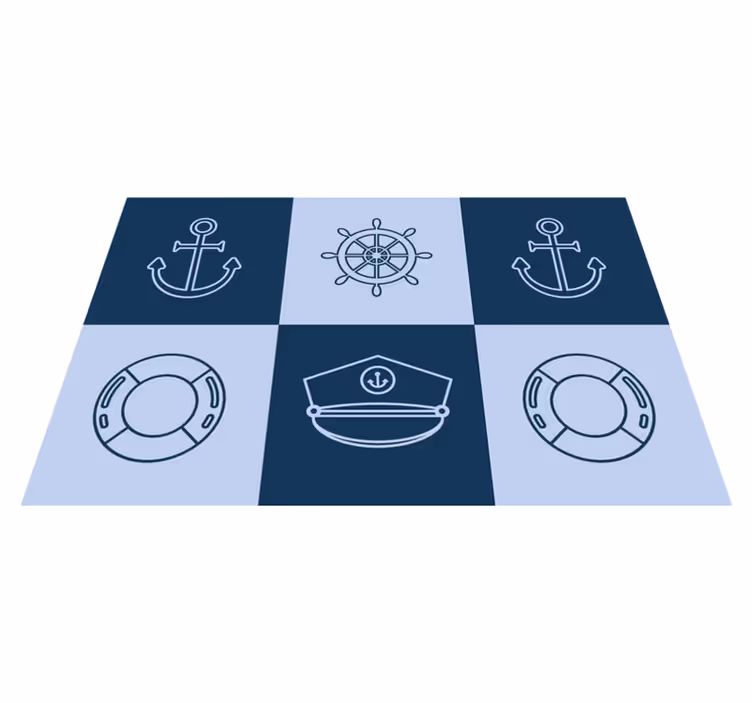 Podkładka na stół oryginalna z morskimi symbolami - TenStickers
