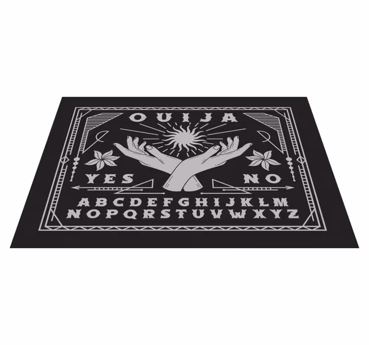 Podkładka na stół z tekstem ręce z planszy ouija - TenStickers