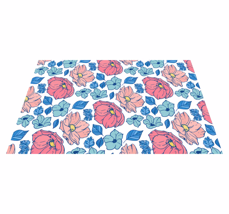 Podkładka na stół oryginalna sztuka botaniczna - TenStickers