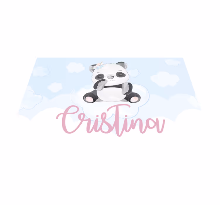 Podkładka na stół dla dzieci Urocza panda - TenStickers