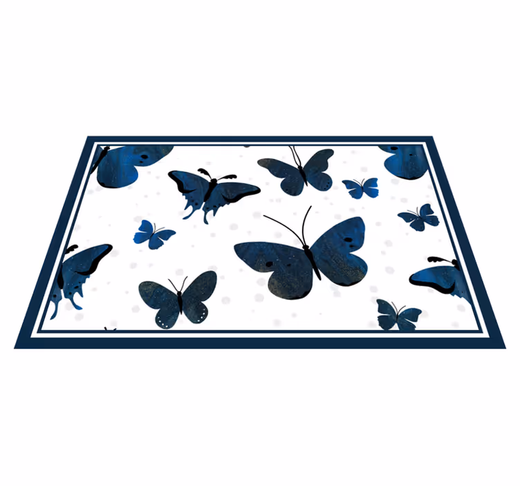 Oryginalna podkładka na stół granatowe motyle - TenStickers