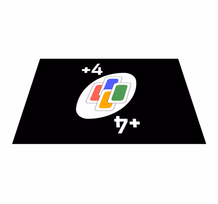 Podkładka na stół oryginalna w stylu gier karcianych - TenStickers