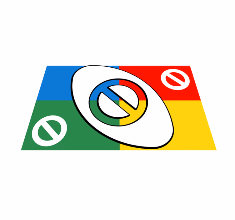 Podkładka na stół nowoczesna w abstrakcyjne kształty - TenStickers