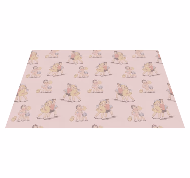 Podkładka na stół dla dzieci z ilustracjami w stylu vintage - TenStickers