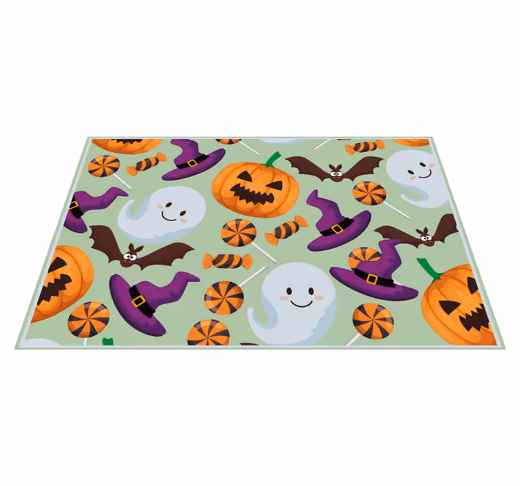 Podkładka na stół halloween kolorowe elementy halloween - TenStickers