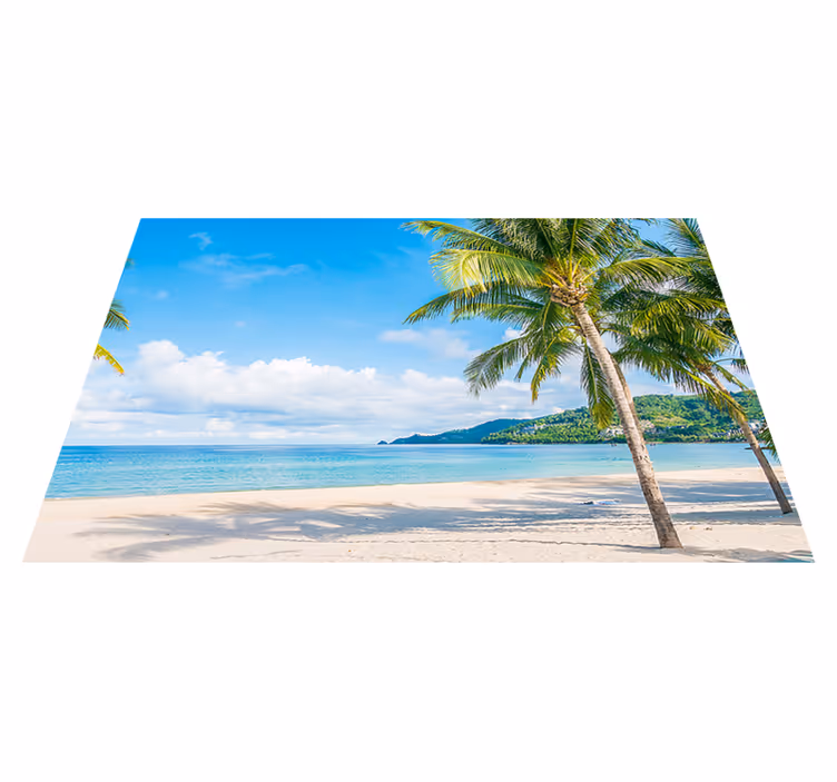 Podkładka na stół oryginalna tropikalna plaża marzeń - TenStickers