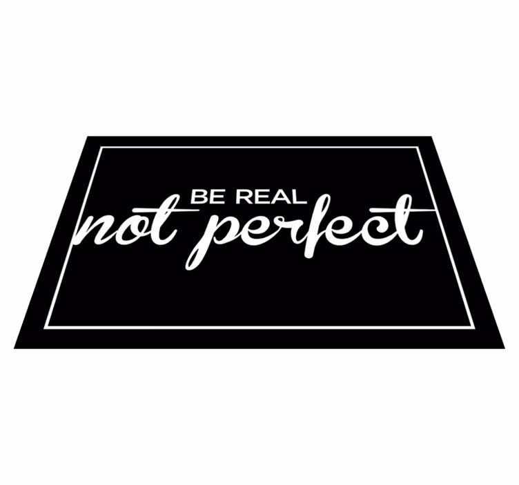 Podkładka na stół z tekstem slogan autentyczności - TenStickers