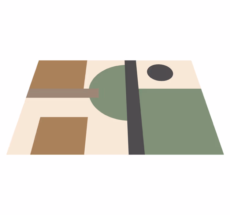 Podkładka na stół nowoczesna kształty geometryczne - TenStickers