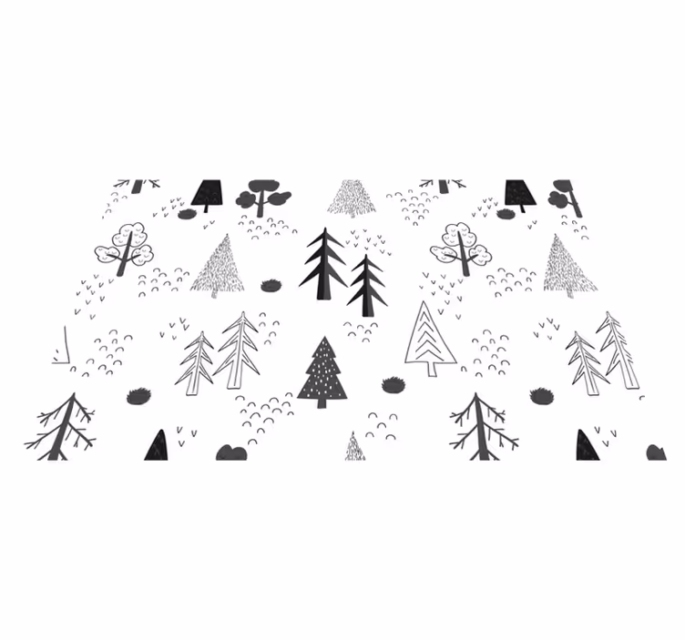 Podkładka na stół z wzorami inspirowanymi naturą - TenStickers