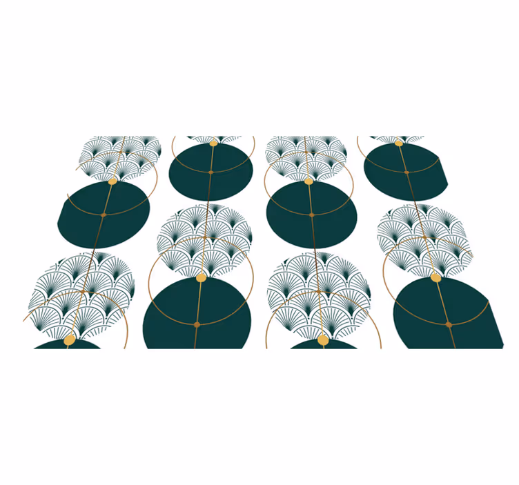 Podkładka na stół elegancka w geometrycznym stylu - TenStickers