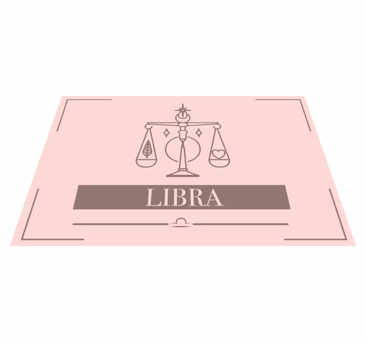 Podkładka na stół zodiak waga - TenStickers
