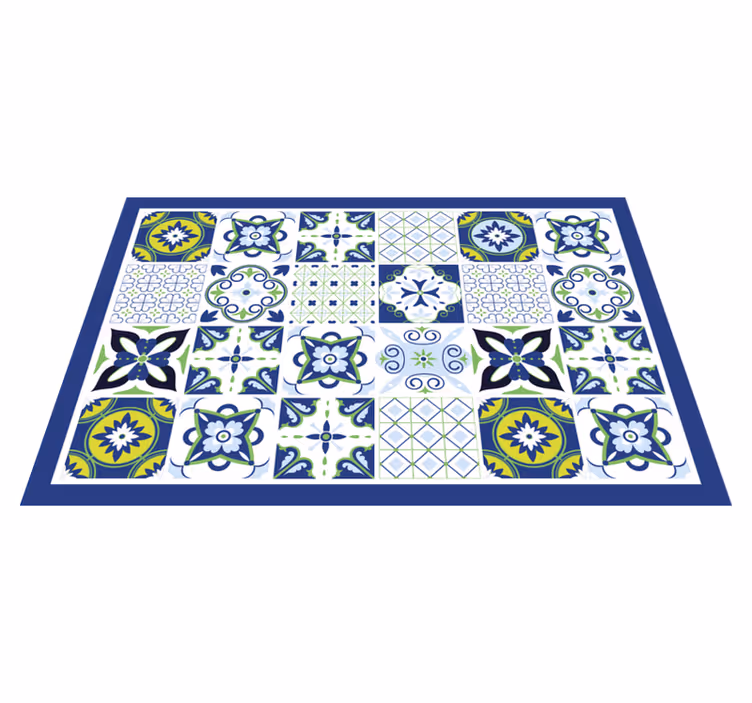 Podkładka na stół z wzorami Żywe kompozycje geometryczne - TenStickers