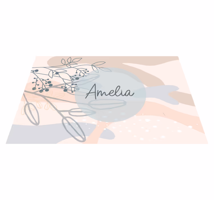 Podkładka na stół z imieniem w eleganckim stylu - TenStickers