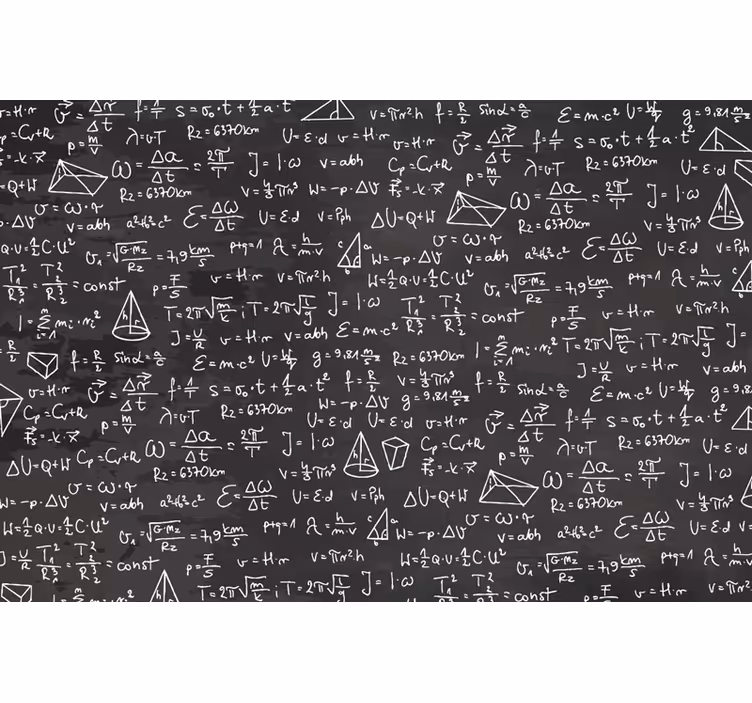Fototapeta do pokoju młodzieżowego tablica matematyczna - TenStickers