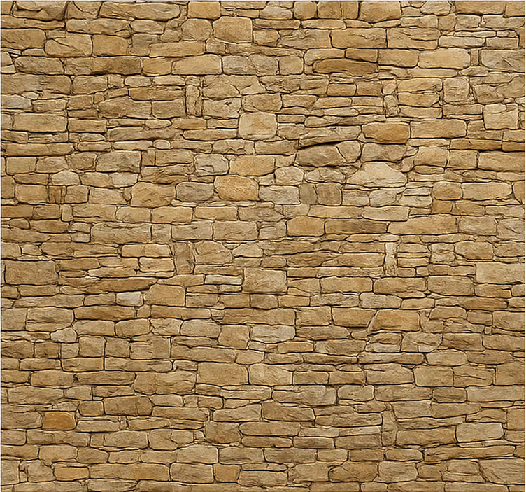 Fototapeta do salonu beżowy kamienny mur - TenStickers