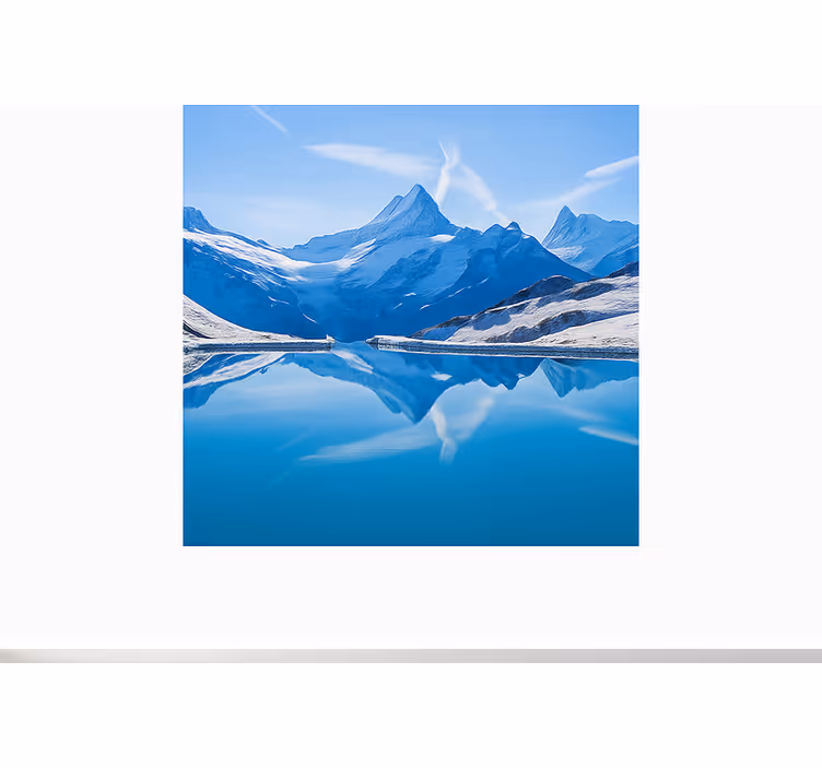 Fototapeta góry odbicia bachalpsee - TenStickers