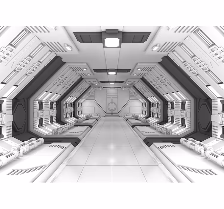 Fototapeta 3D kosmiczny tunel - TenStickers