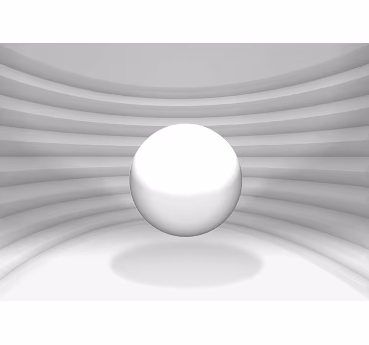 Fototapeta 3D lewitująca kula - TenStickers