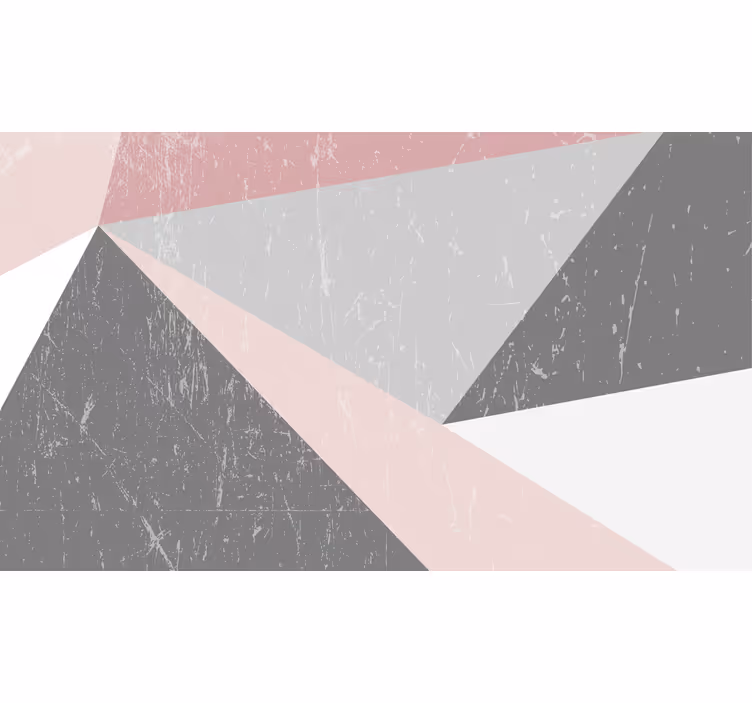 Fototapeta do łazienki w geometryczne trójkąty nordyckie - TenStickers