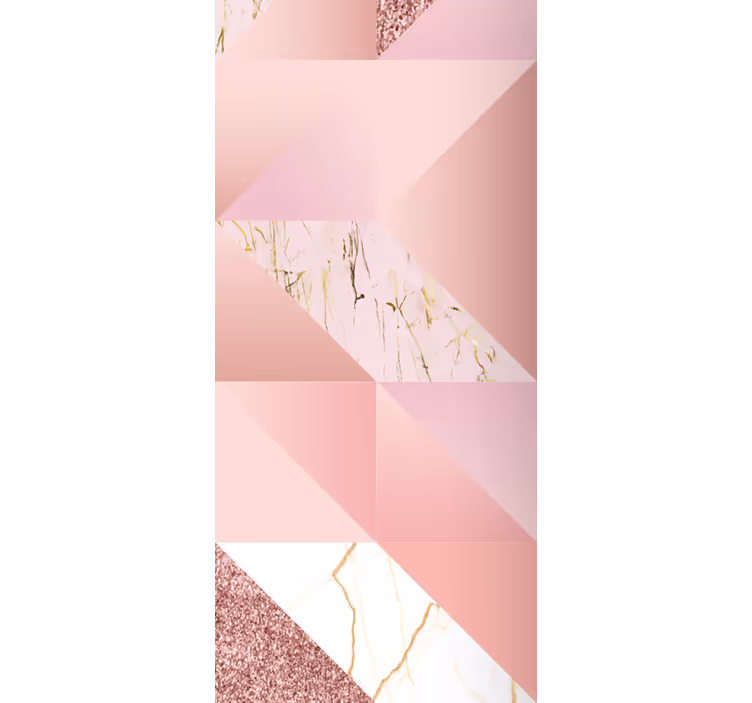 Fototapeta do łazienki różowo-złoty marmur - TenStickers