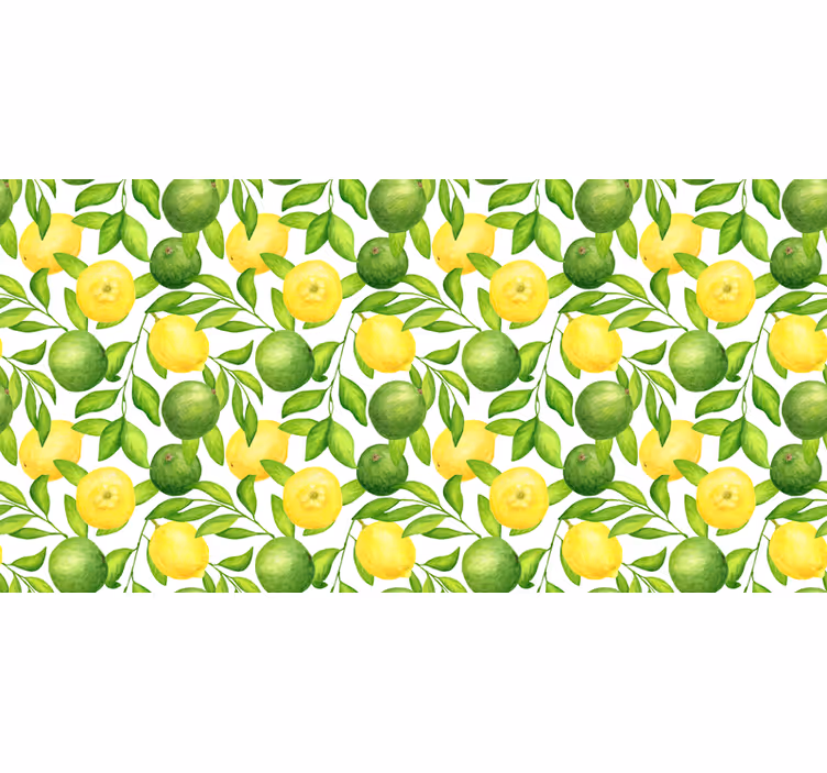 Fototapeta do kuchni cytryny i limonki - TenStickers