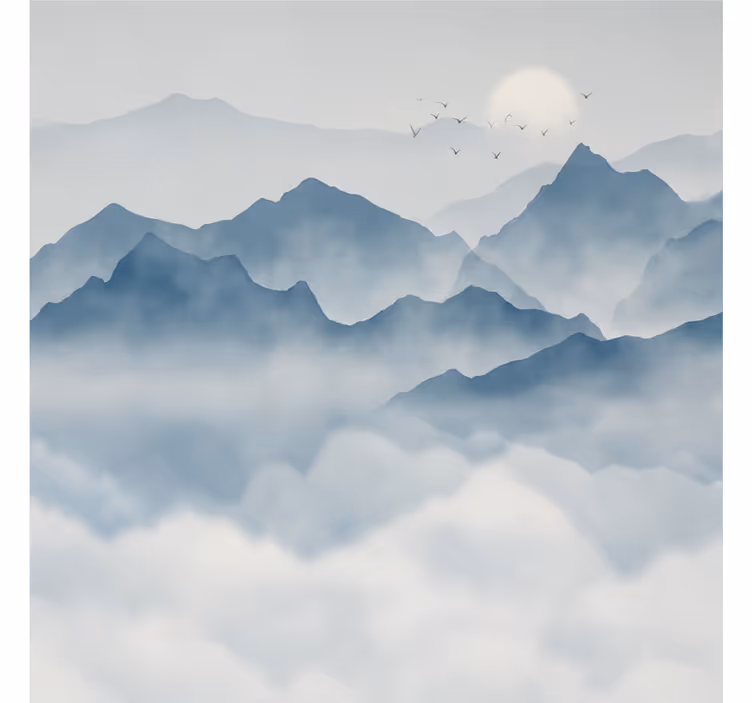 Fototapeta góry w naturze - TenStickers