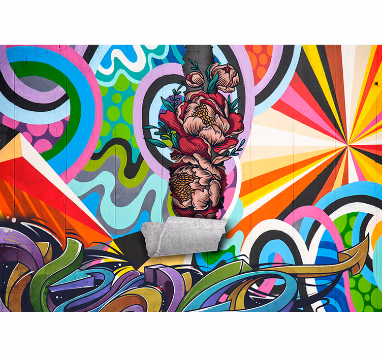 Fototapeta Graffiti sztuka miejska - TenStickers