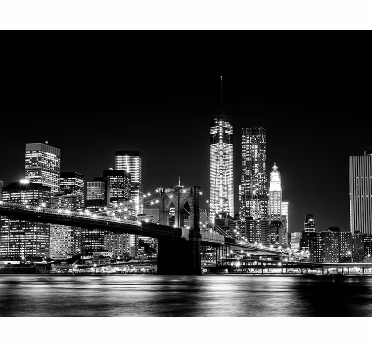  Fototapeta Nowy Jork rzeka East River - TenStickers