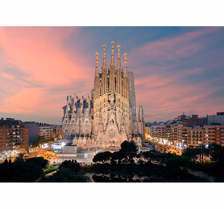 Fototapeta Sagrada Familia Barcelona  - TenStickers