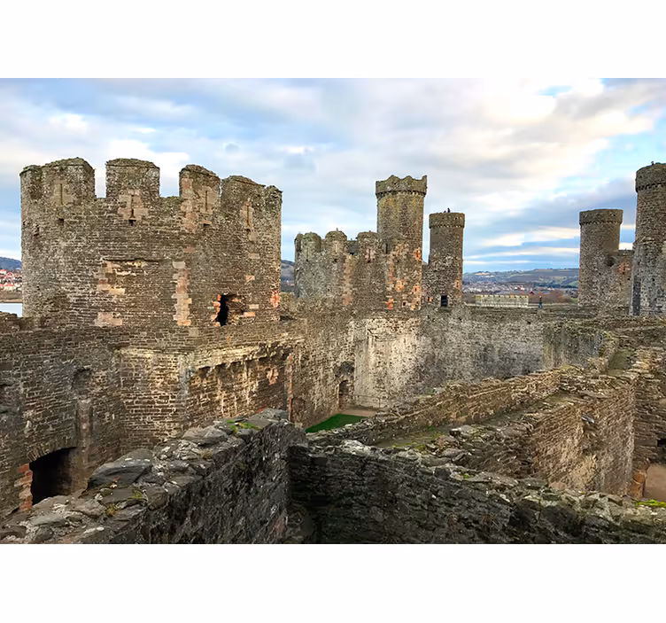 Fototapeta Zamek Conwy - TenStickers