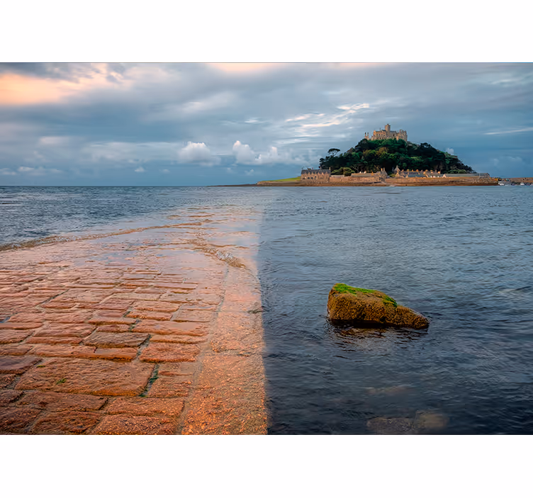 Fototapeta krajobraz Cornwall St Michael’s Mount - TenStickers