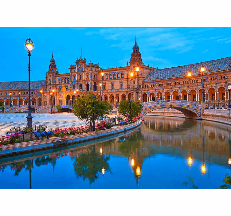 Fototapeta Sevilla wieczorem - TenStickers